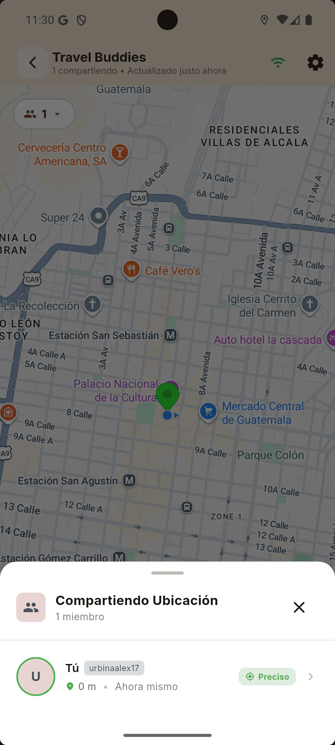 Coordinación en vivo con tu círculo de coleccionistas en el mapa